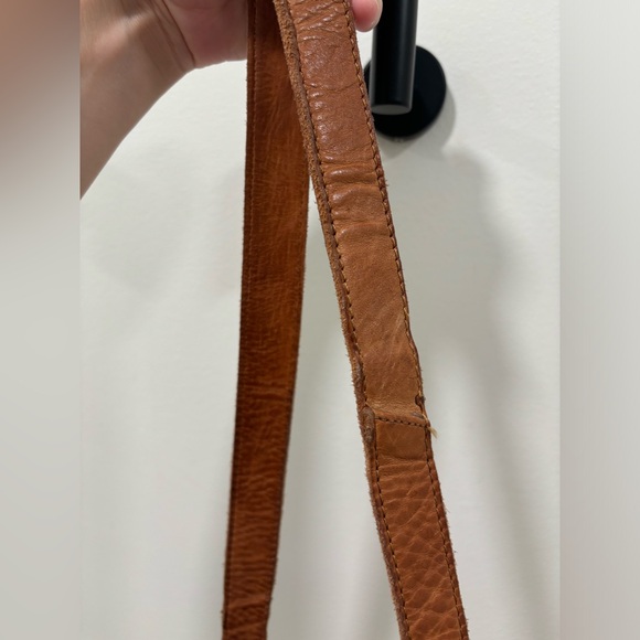Vilenca Holland Woven Brown Supple Leather Crossbody Bag Anthropologie - Picture 5 of 11
